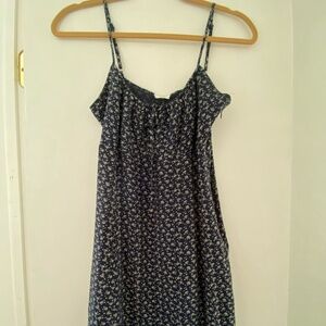 John Galt Blue Floral Slip Dress